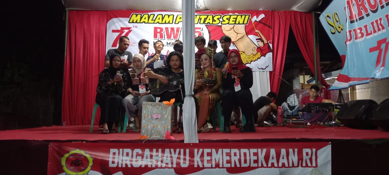 RW 05 Kelurahan Majalengka Kulon Gelar Pentas Seni