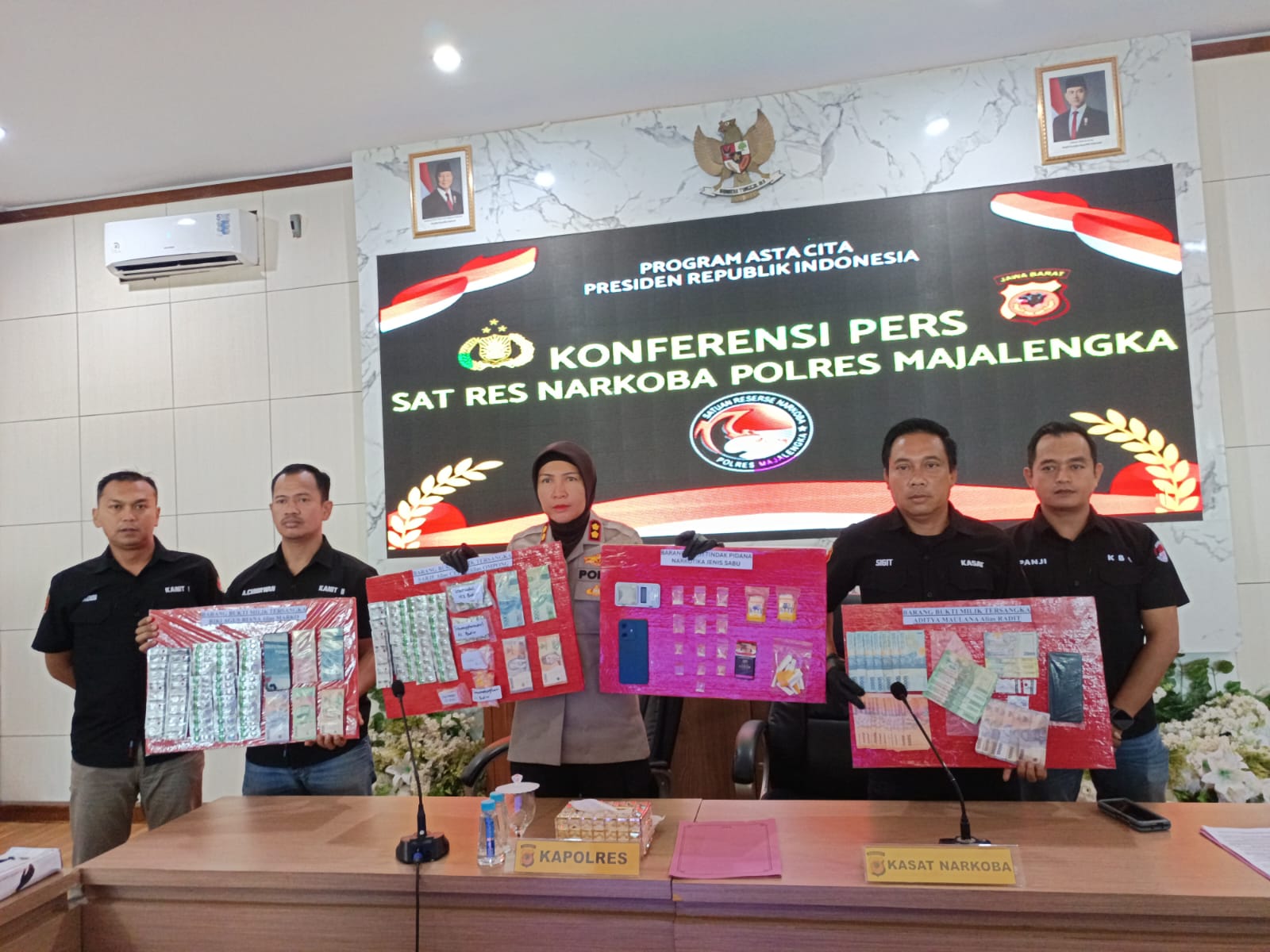 Majalengka Darurat Narkoba, Polres Bongkar Enam Kasus dalam Dua Bulan
