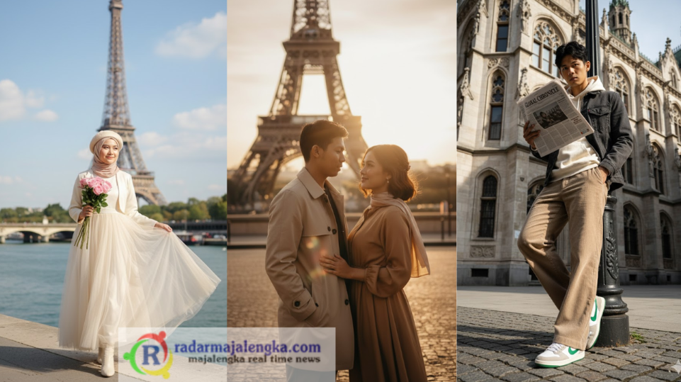 Edit Foto ala Paris Tanpa ke Sana, Gunakan Prompt Gemini AI Liburan di Paris untuk Foto Sendiri dan Pasangan