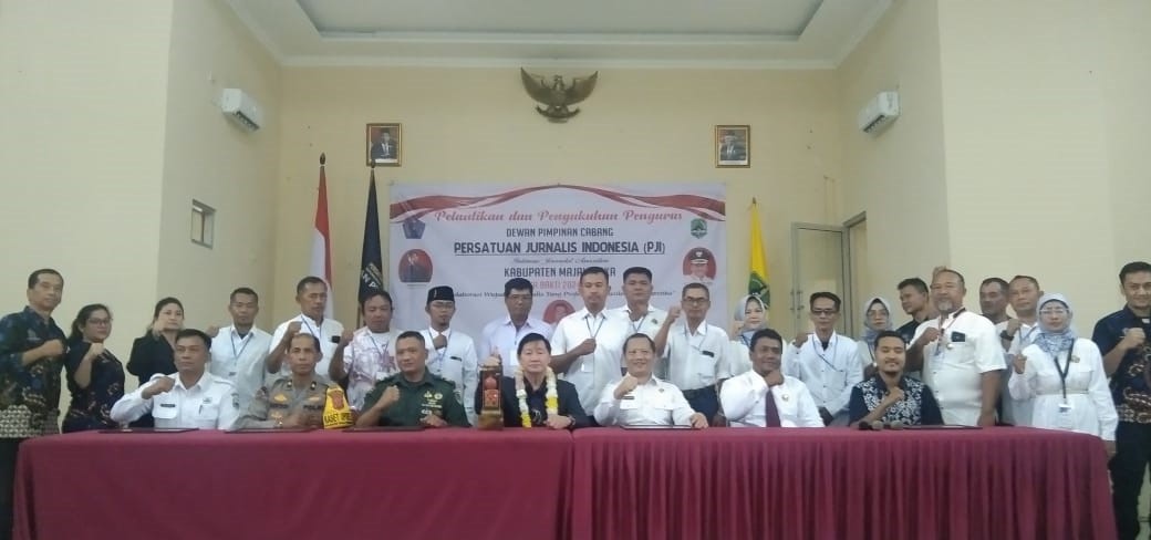 DPC Persatuan Jurnalis Indonesia Majalengka Resmi Dilantik