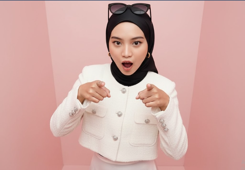 Gak Nyangka Hasilnya Natural Kayak Bukan Editan, Kumpulan Prompt Gemini Ai Foto Wanita Hijab Ala Photobox