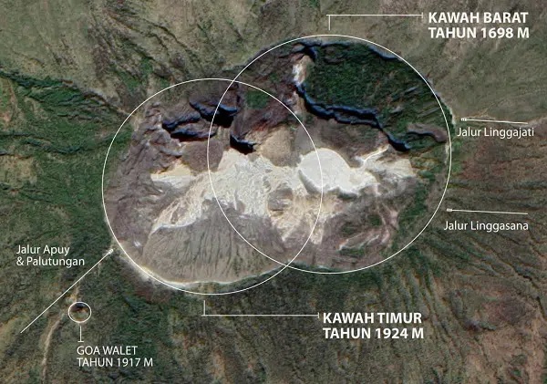 Pendaki Wajib Tahu, Gunung Ciremai Punya Kawah Ganda Loh, Ada Sunan Cirebon dan Pangeran Talaga