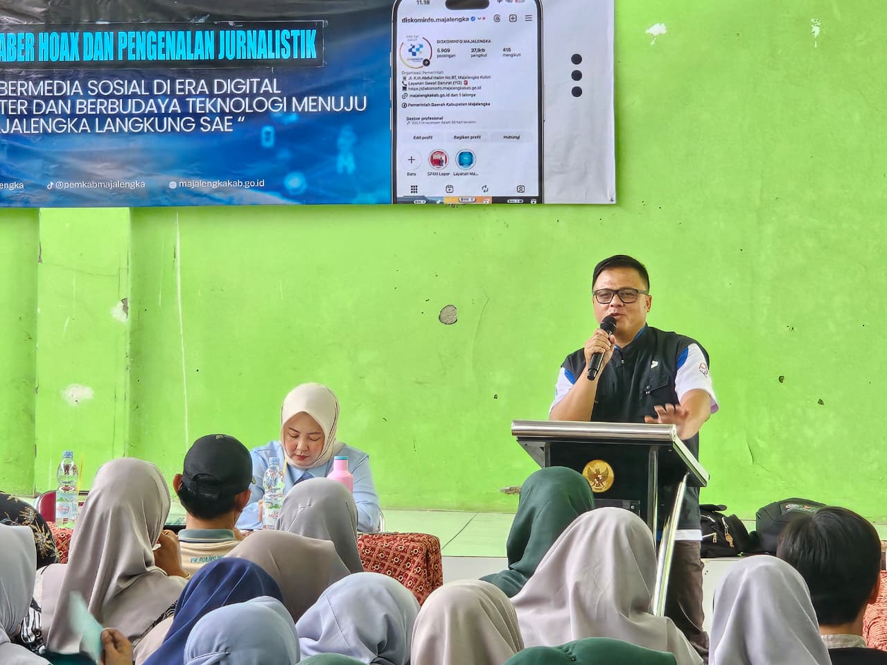 Relawan TIK Majalengka dan Diskominfo Gelar Seminar Literasi Digital