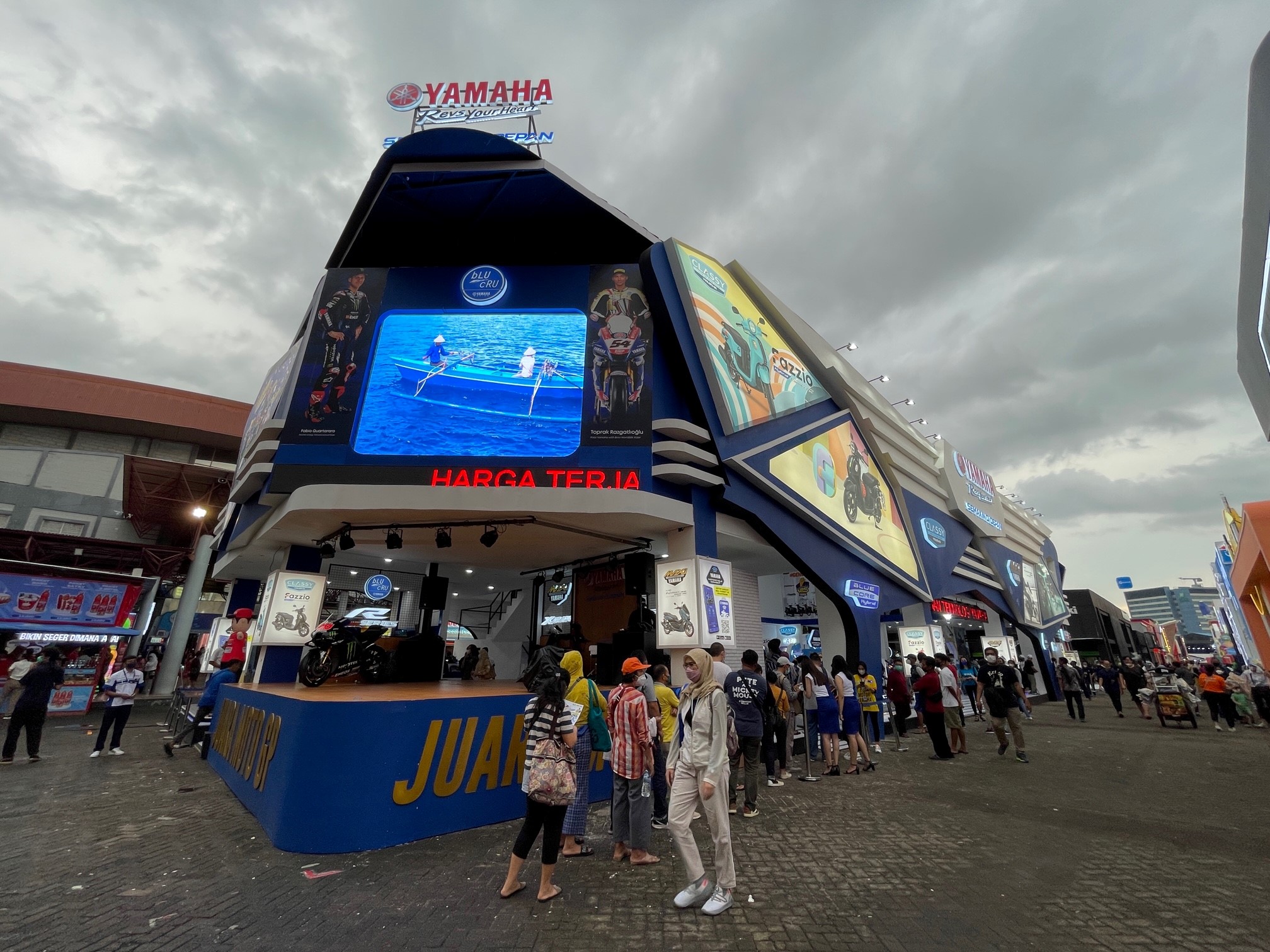 Bersama Blue Core Hybrid, Yamaha Siap Layani Konsumen di Jakarta Fair Kemayoran 2022