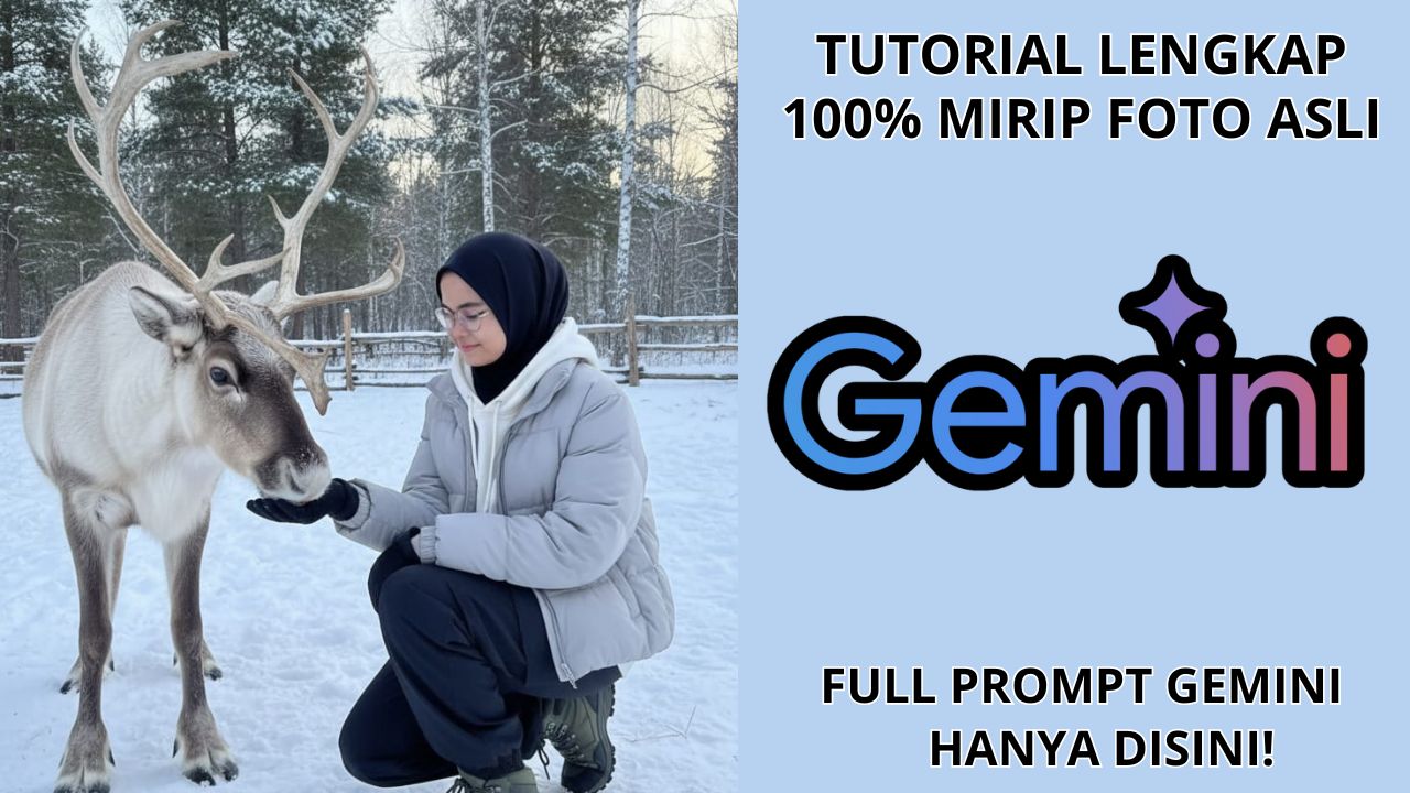 Teks Perintah Prompt Gemini AI Wanita Berhijab Estetik Ini Lagi Viral di Media Sosial! Gini Cara Membuatnya