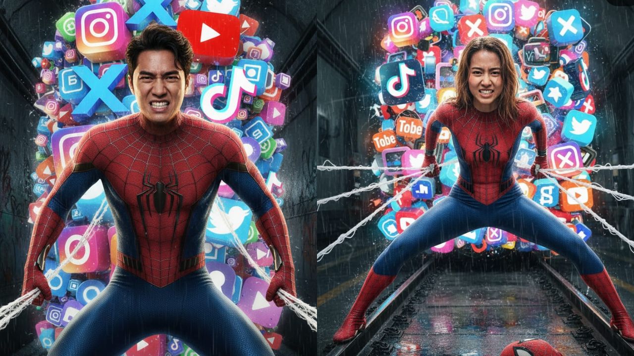 Jadi Spider-Man Modal Ketik Prompt Gemini AI Edit Foto Diri Sendiri! Cukup 5 Detik, Hasil Foto Langsung Jadi