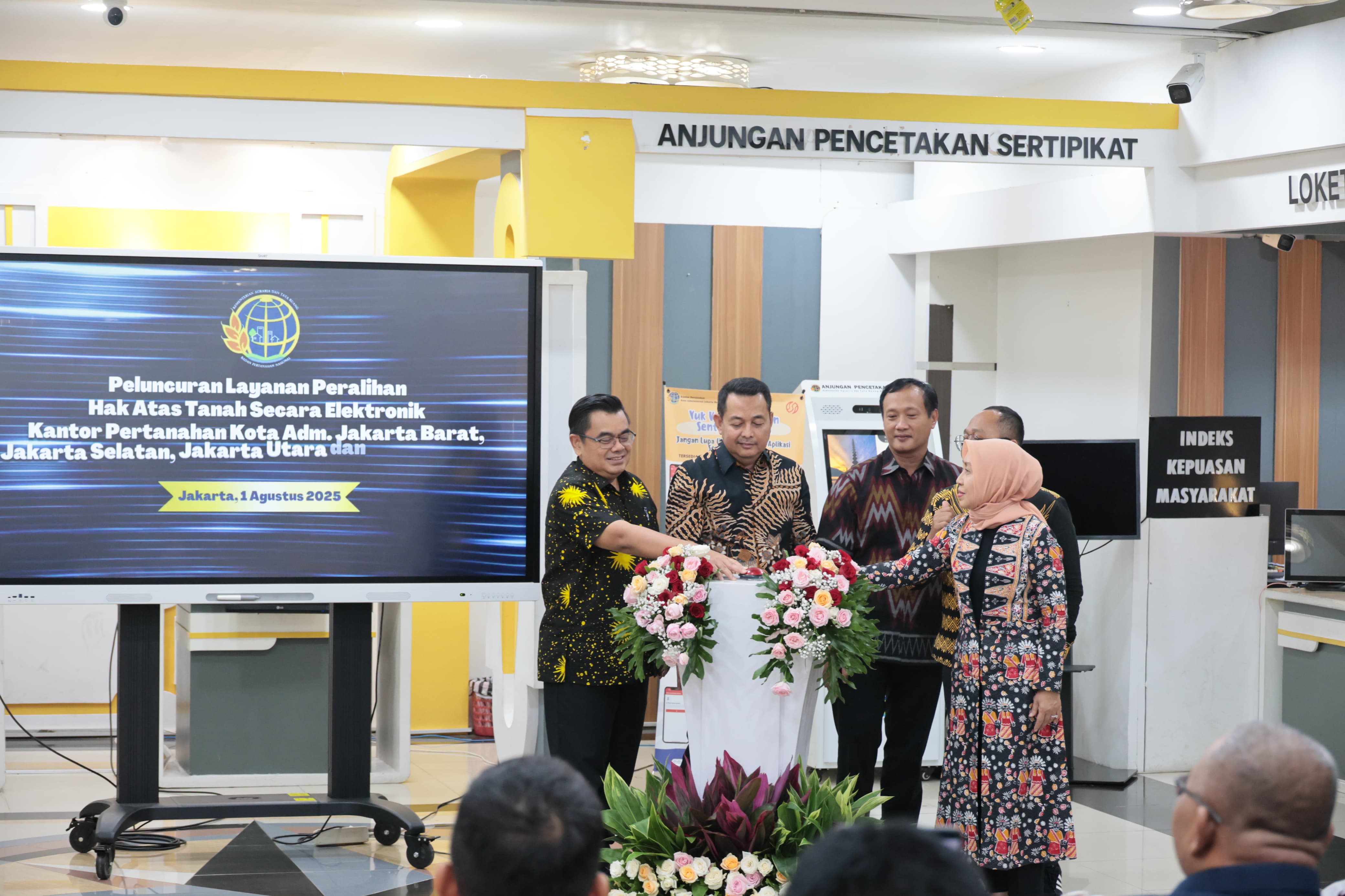 ATR/BPN Luncurkan Layanan Peralihan Hak Tanah Elektronik di Seluruh Wilayah DKI Jakarta
