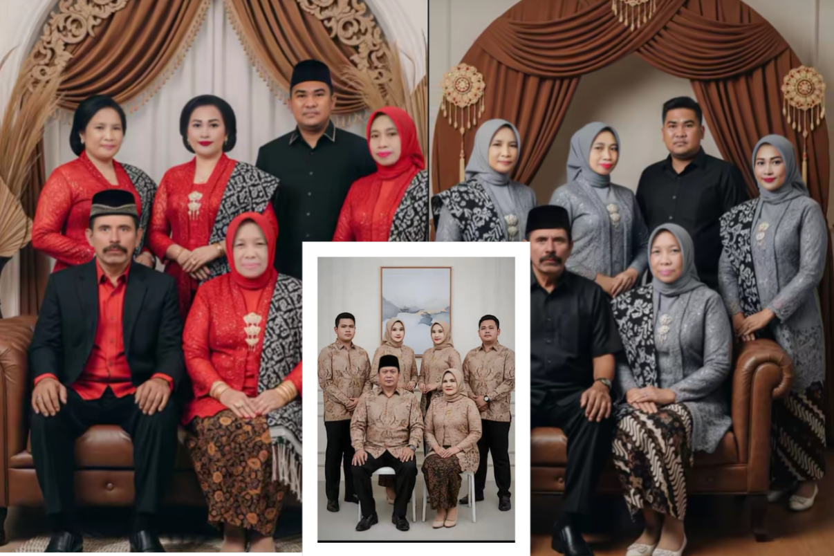 Kumpulan Prompt Gemini Ai Foto Keluarga untuk 6 Orang Ala Pemotretan Foto Studio, Ikuti Panduannya Berikut!