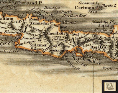 Misteri Kerajaan Kandang Wesi Wilayah Kekuasaan Cirebon di Peta Terbitan Inggris Tahun 1808