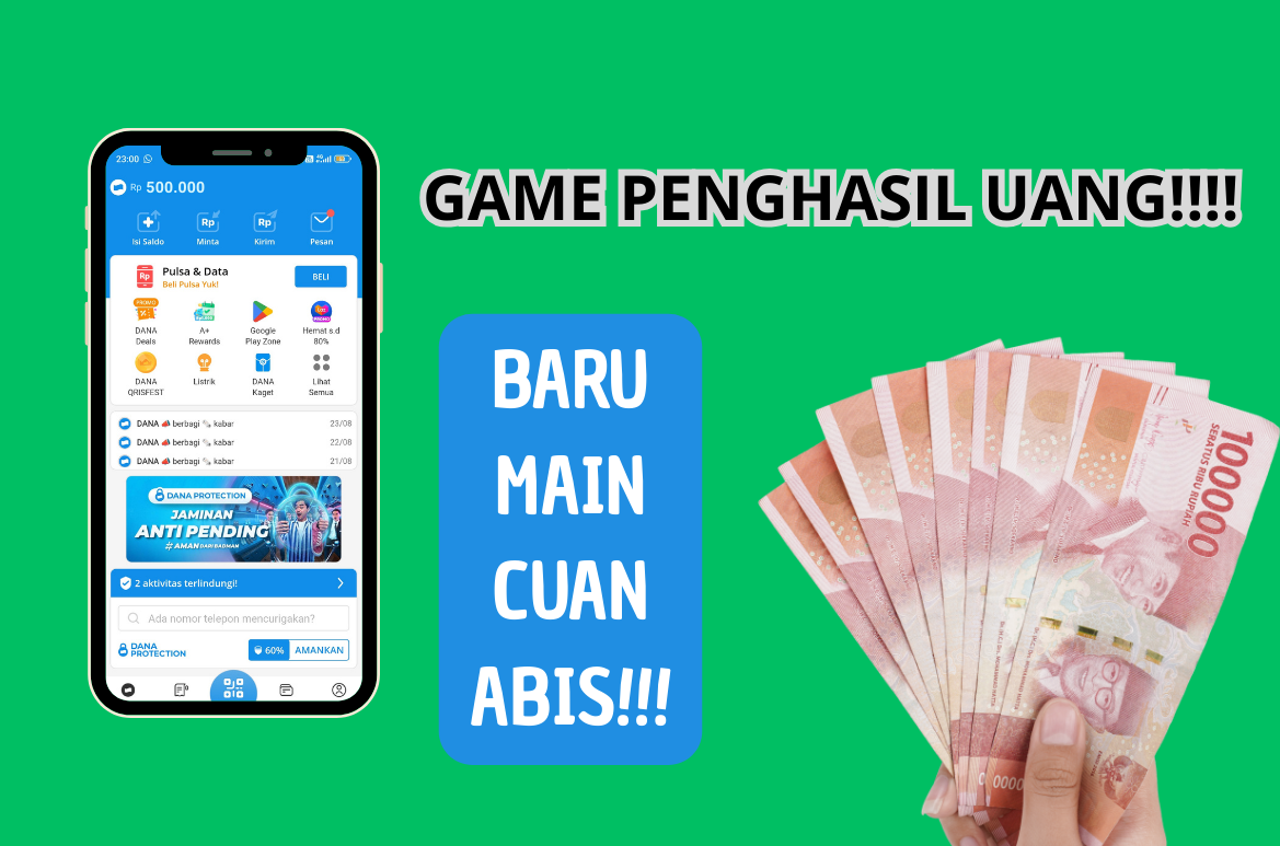 Cuma Rebahan Main Game Seru, Bisa Cairkan Saldo DANA Gratis Rp269.000 Langsung Cair!