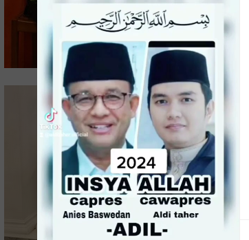 Aldi Taher Deklarasi Cawapres Anies Baswedan, Pasangan ADIL