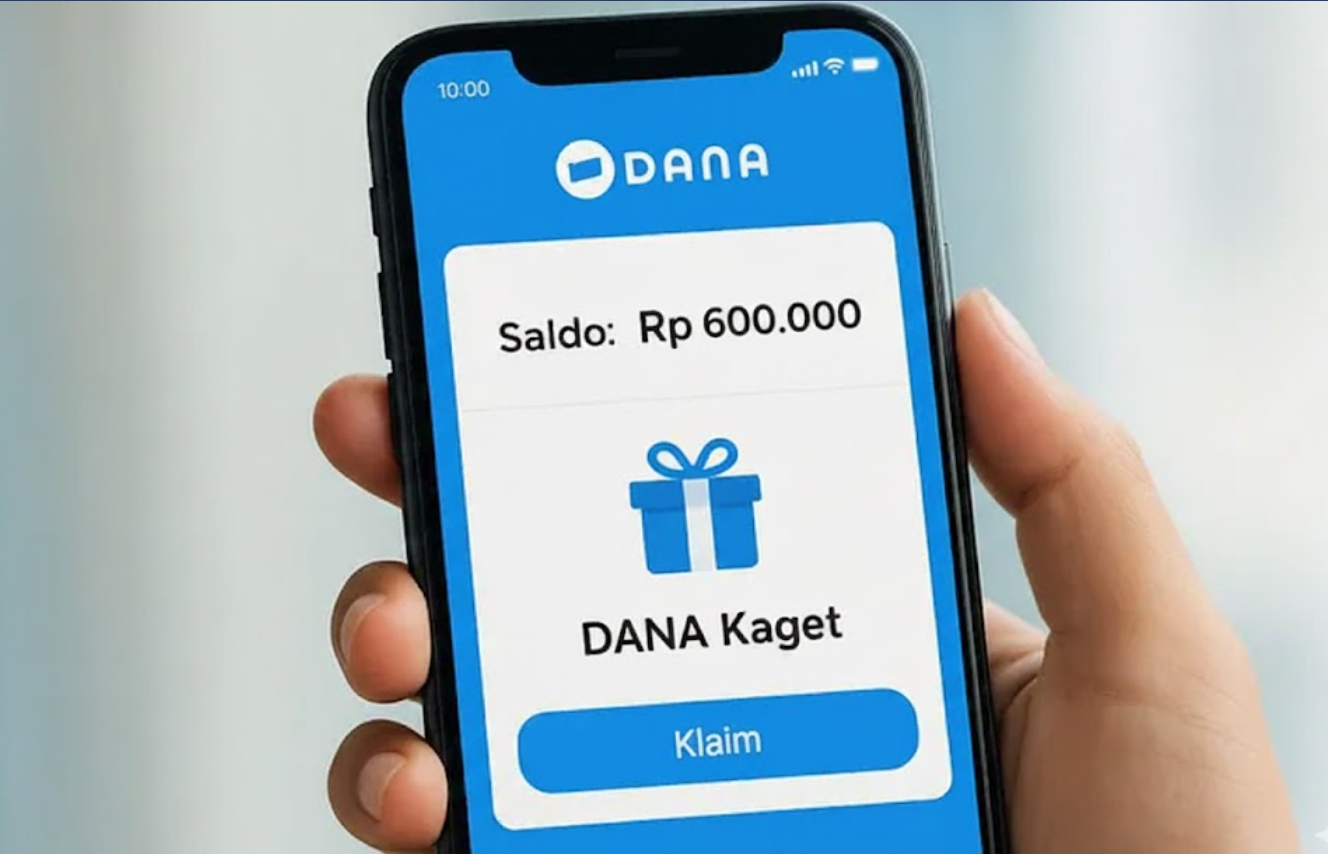 Giveaway Saldo DANA Gratis Rp600.000 untuk Pengguna Dompet Digital Beruntung Lewat Link DANA Kaget Hari Ini