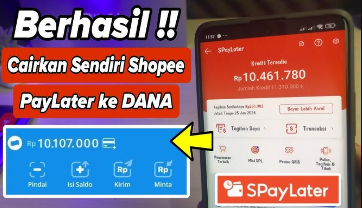 2 Cara Cairkan Limit Shopee Paylater Hingga Rp15.000.000 ke Rekening Bank atau Dompet Digital DANA