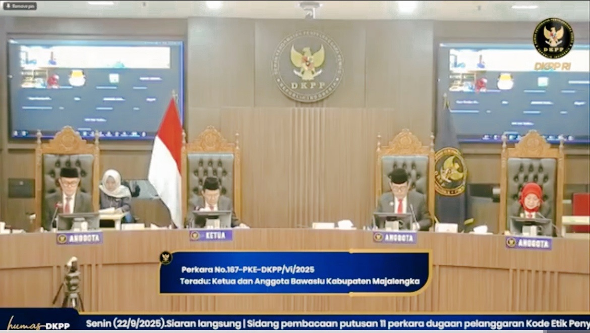 DKPP Rehabilitasi Nama Baik Bawaslu Majalengka: Tak Terbukti Langgar Kode Etik