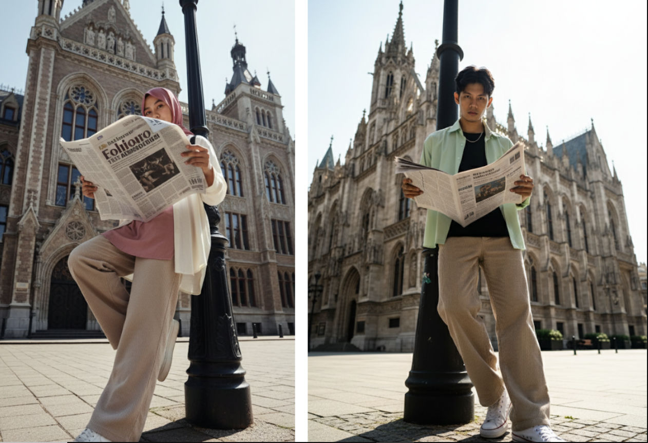 Cara Edit Foto Anda Seolah-olah Lagi Liburan di Eropa Pakai Gemini, Ini Dia Prompt untuk Versi Cowok dan Cewek