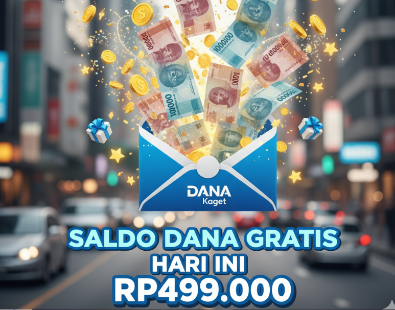 YESS! Modal Rebahan Bisa Klaim Saldo DANA Gratis Total Rp499.000 Langsung Cair Hari Ini ke Dompet Digital