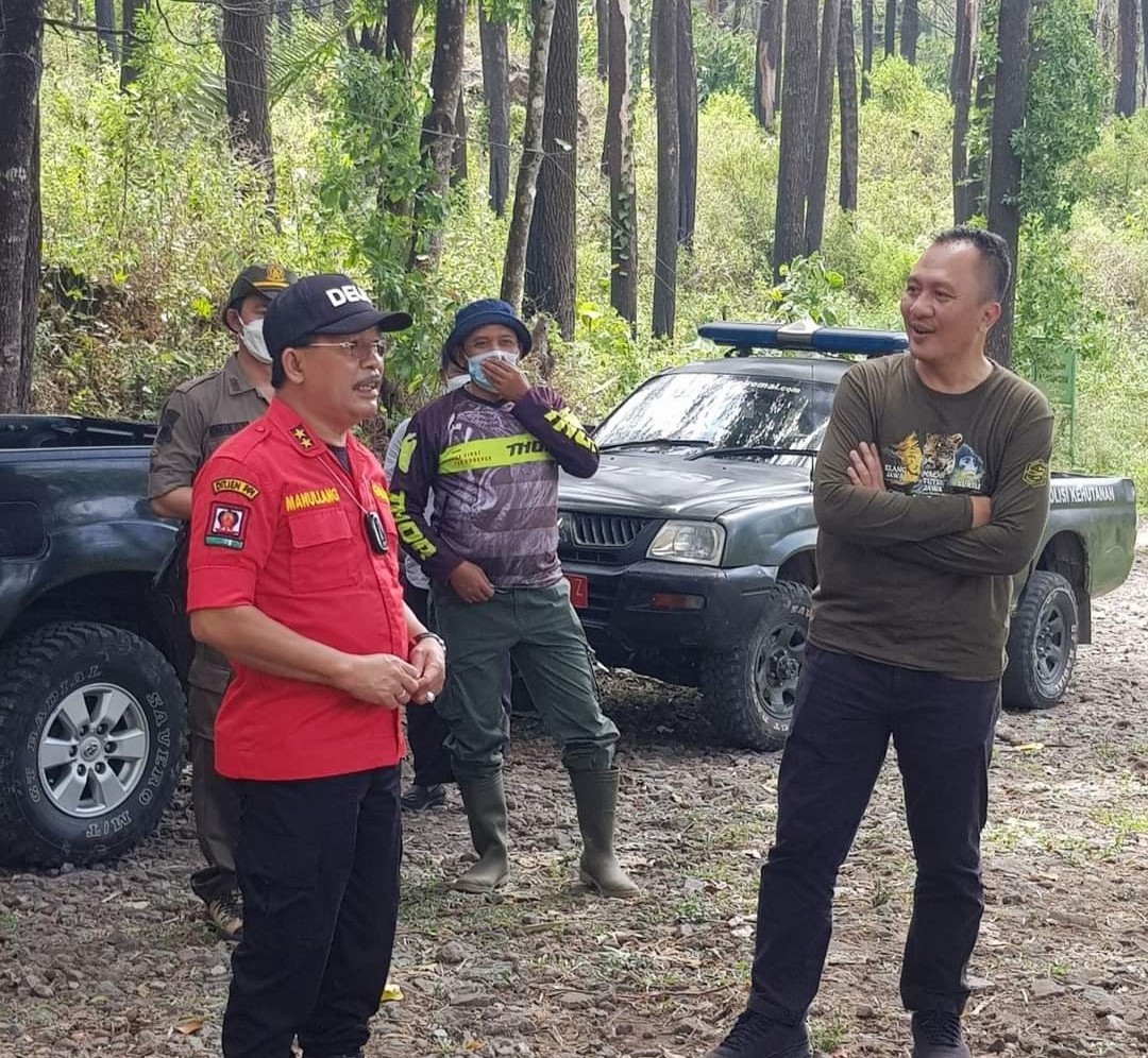 TNGC dan Warga Sindangwangi Siaga Kebakaran Karhutla