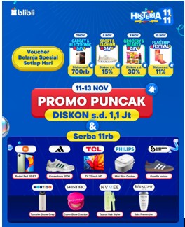 Ada Promo 11.11 Blibli, Dapatkan Harga Nintendo Switch Terbaik di Blibli!