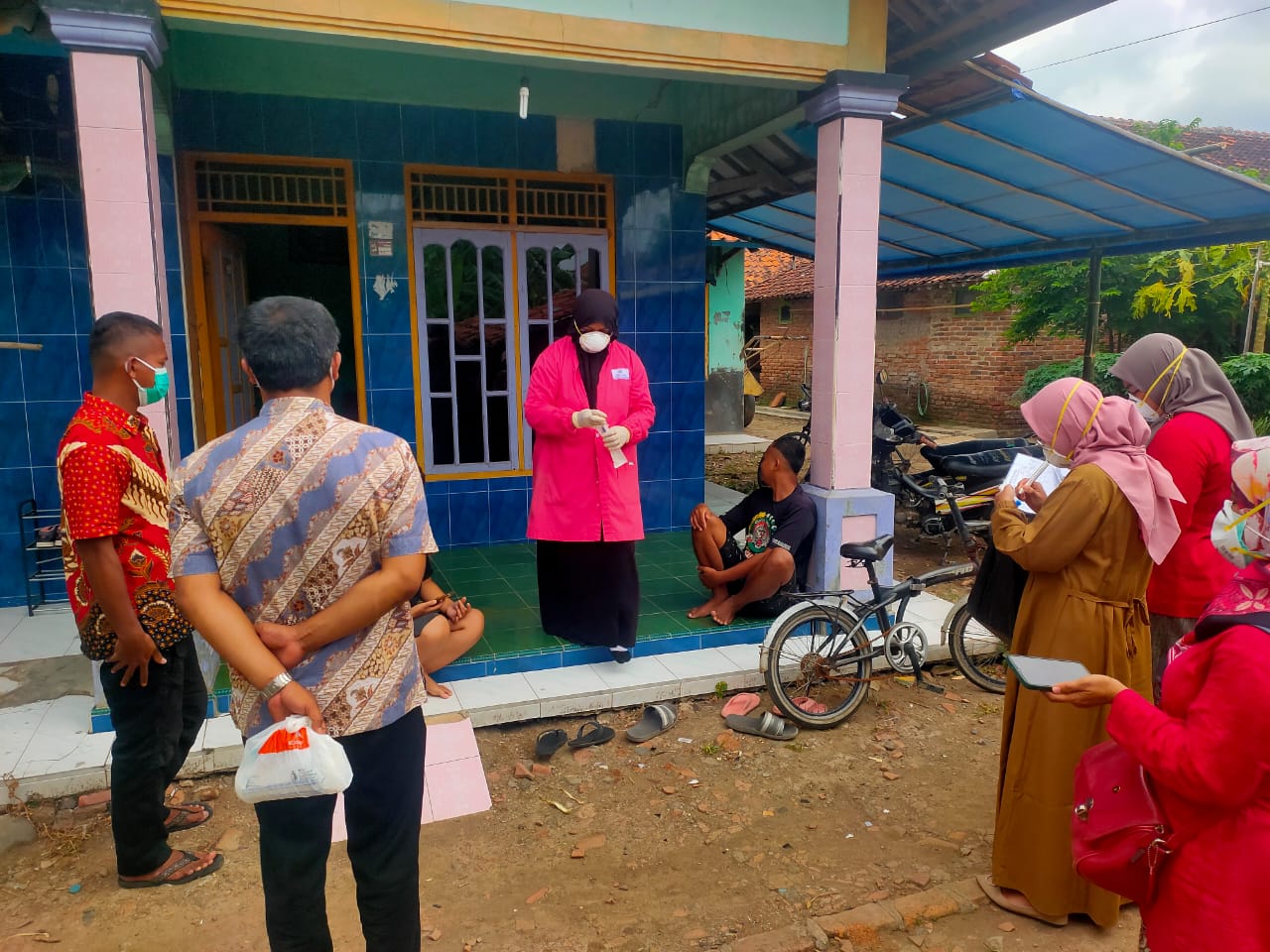 Seorang Warga Desa Sukawera Kecamatan Ligung, Majalengka Diisolasi Diduga Terinfeksi Difteri