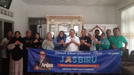 Simpul Relawan Jas Biru di Majalengka Terbentuk