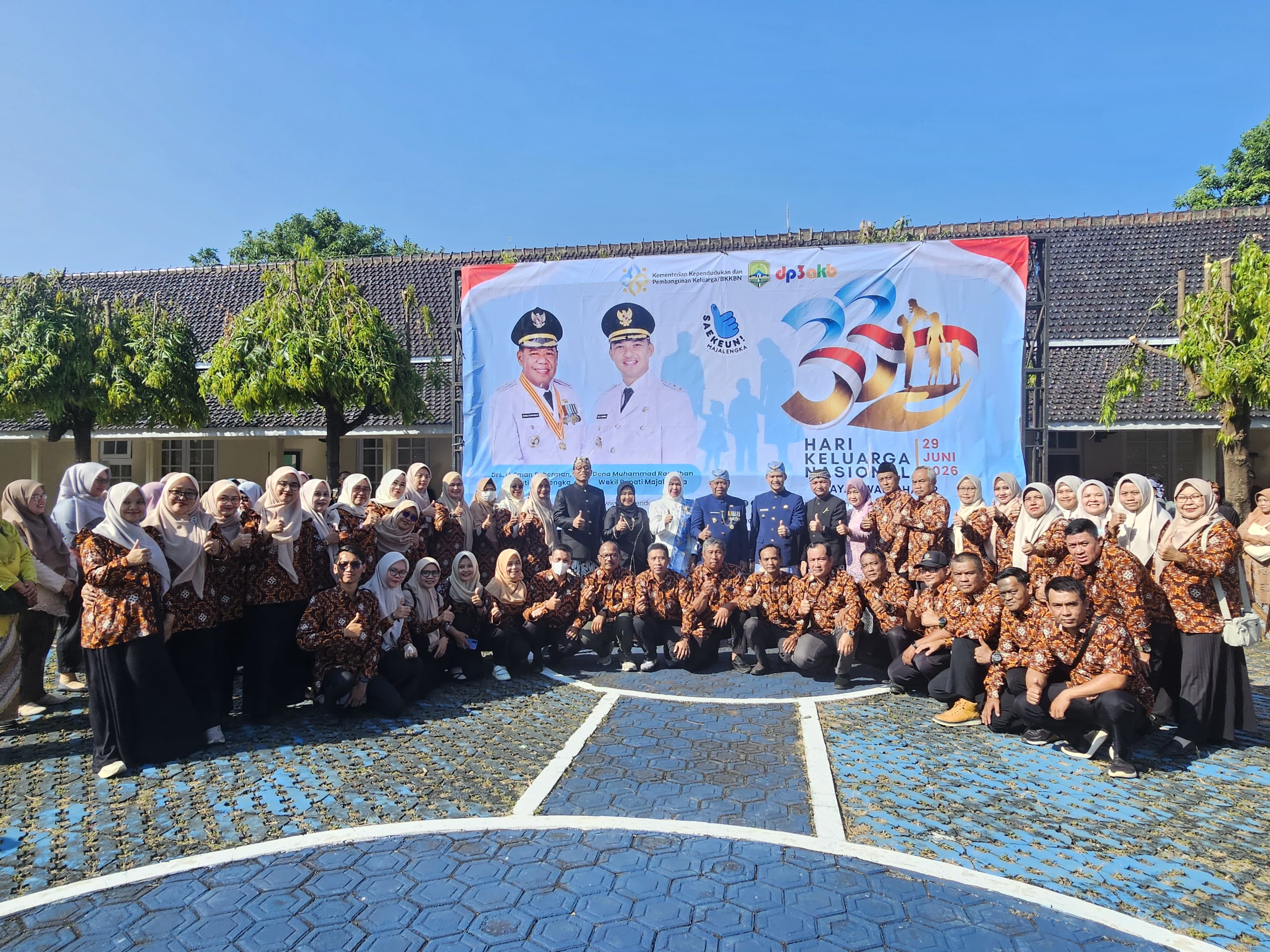 Perkuat Ketahanan Keluarga, Pemkab Majalengka Peringati Hari Keluarga Nasional ke-33.