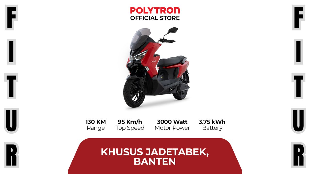 Motor Listrik Polytron Fox 350 Diskon Hingga Rp7.000.000! Simak Spesifikasi Motor Listrik Keren Hanya Disini