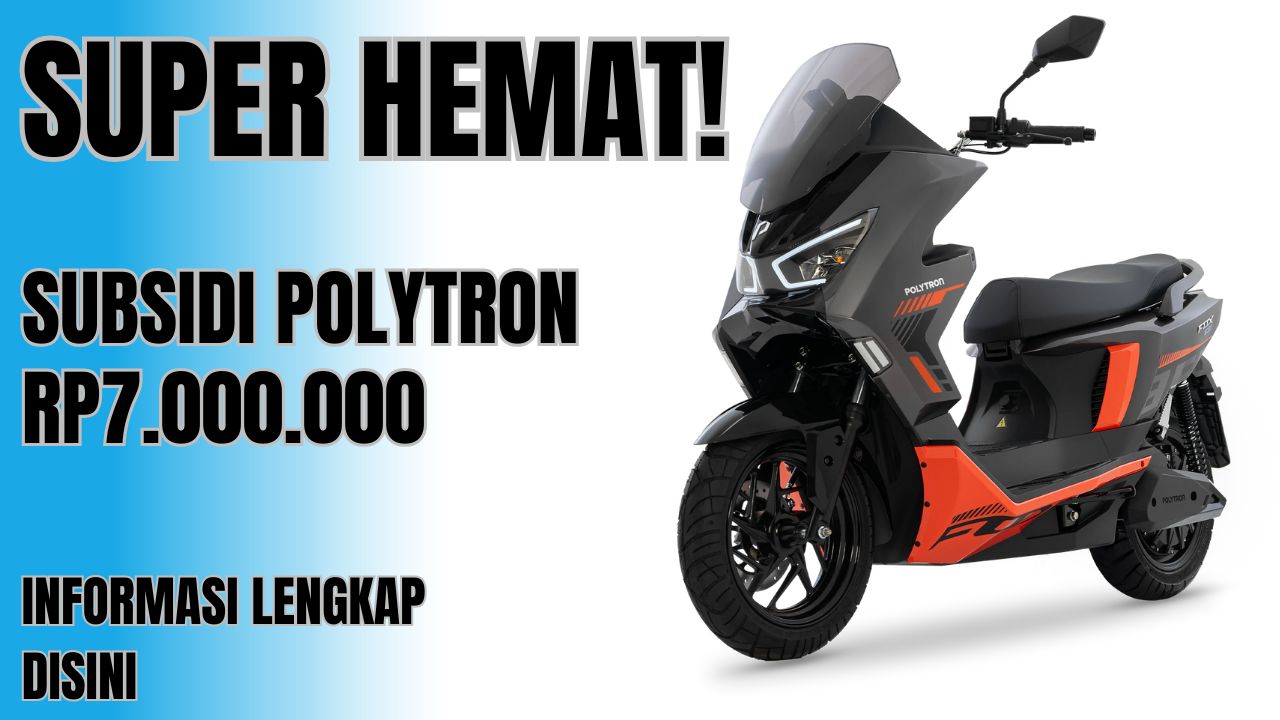 Diskon Subsidi Dari Polytron, Segini Harga Motor Listrik Polytron Fox 350, Body Mirip Nmax!