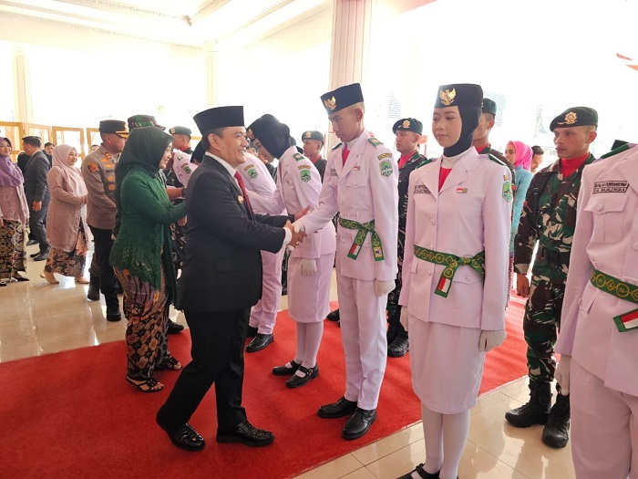 Paskibraka Sukses Kibarkan Sang Merah Putih