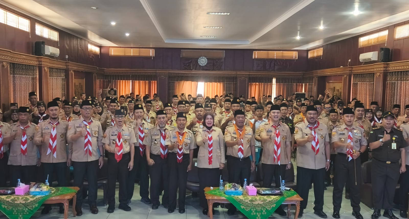 Puncak Hari Pramuka ke-65 Majalengka, Eman Suherman Raih Lencana Karya Bakti Berkat Program Rutilahu