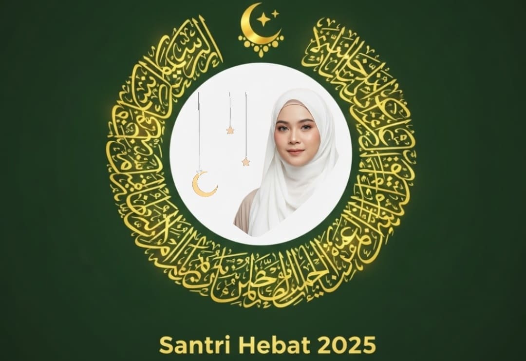 Kumpulan 10 Prompt Gemini AI Template Foto Twibbon Peringatan Hari Santri 2025, Hasil Modern dan Formal