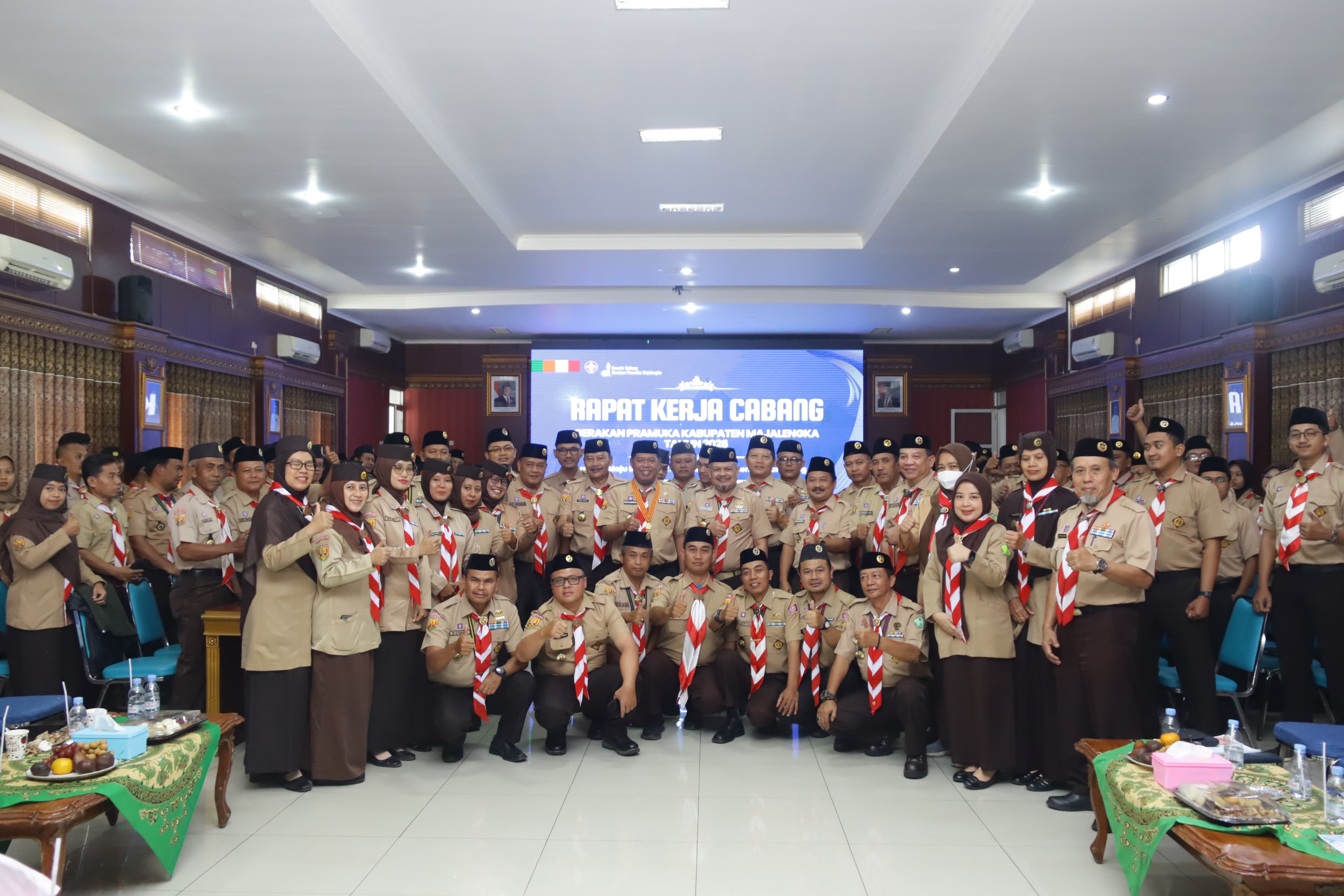 Gelar Rakercab 2026, Gerakan Pramuka Majalengka Launching Website dan Official Logo Kwarcab