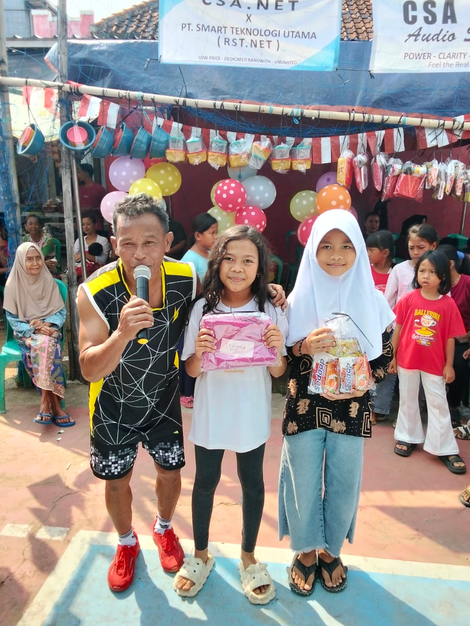 Kemeriahan HUT RI di Leuwiseeng, Diwarnai dengan Berbagai Lomba