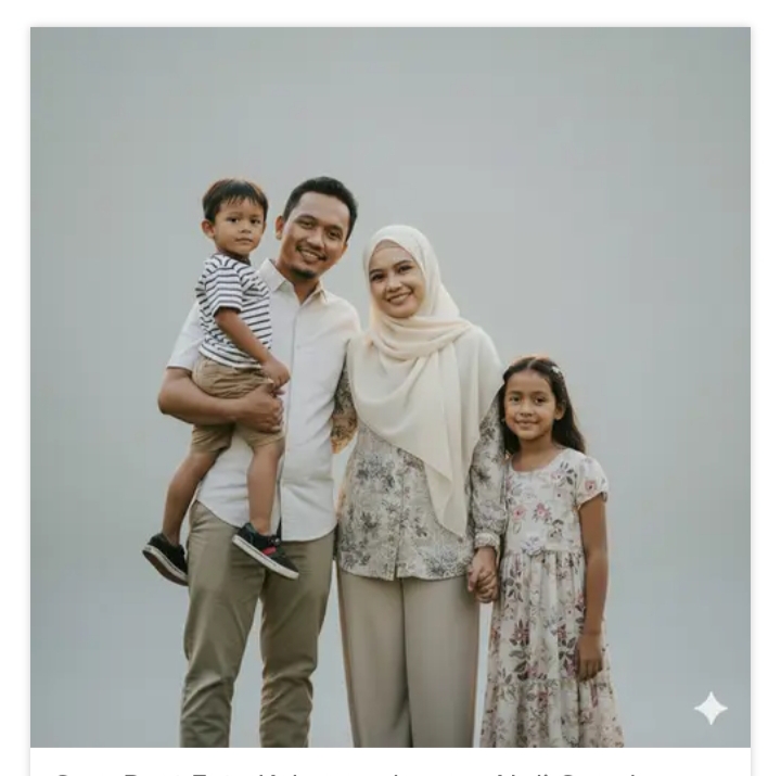Cara Praktis Edit Foto Keluarga Jadi Estetik dengan Gemini AI, Cukup Salin 6 Prompt Siap Pakai Ini