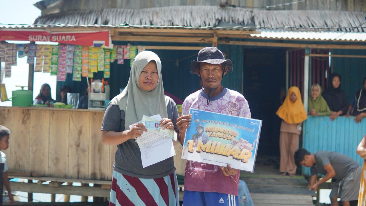 Berkah Beli Motor YAMAHA MIO M3, Kader Posyandu Asal Kabupaten Poso Mendadak Jadi Miliarder