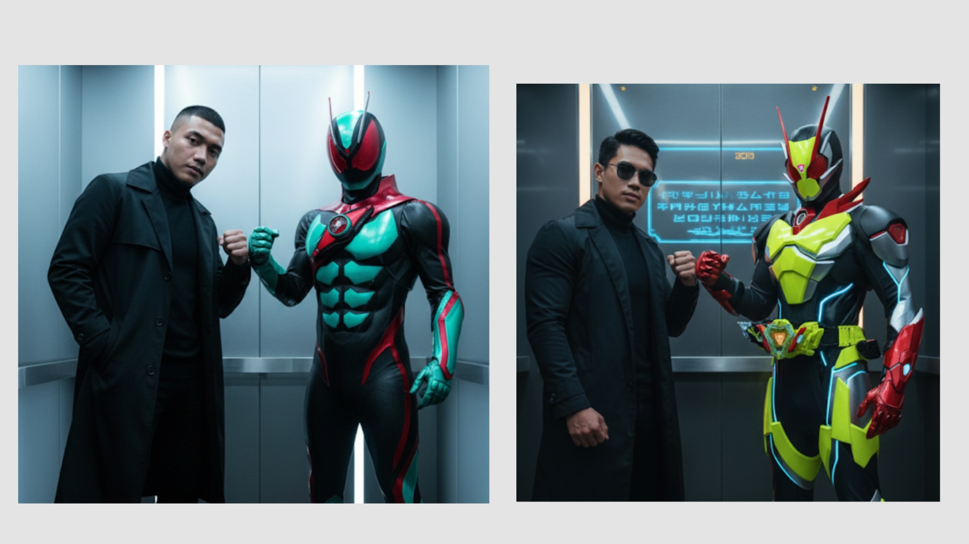 Prompt Gemini AI Edit Foto Bersama Kamen Rider yang Realistis dan Sinematik, Bisa Custom Rider-nya!