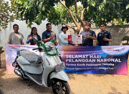 Rayakan Hari Pelanggan Nasional Bersama Yamaha, Hadirkan Kejutan Bentuk Apresiasi