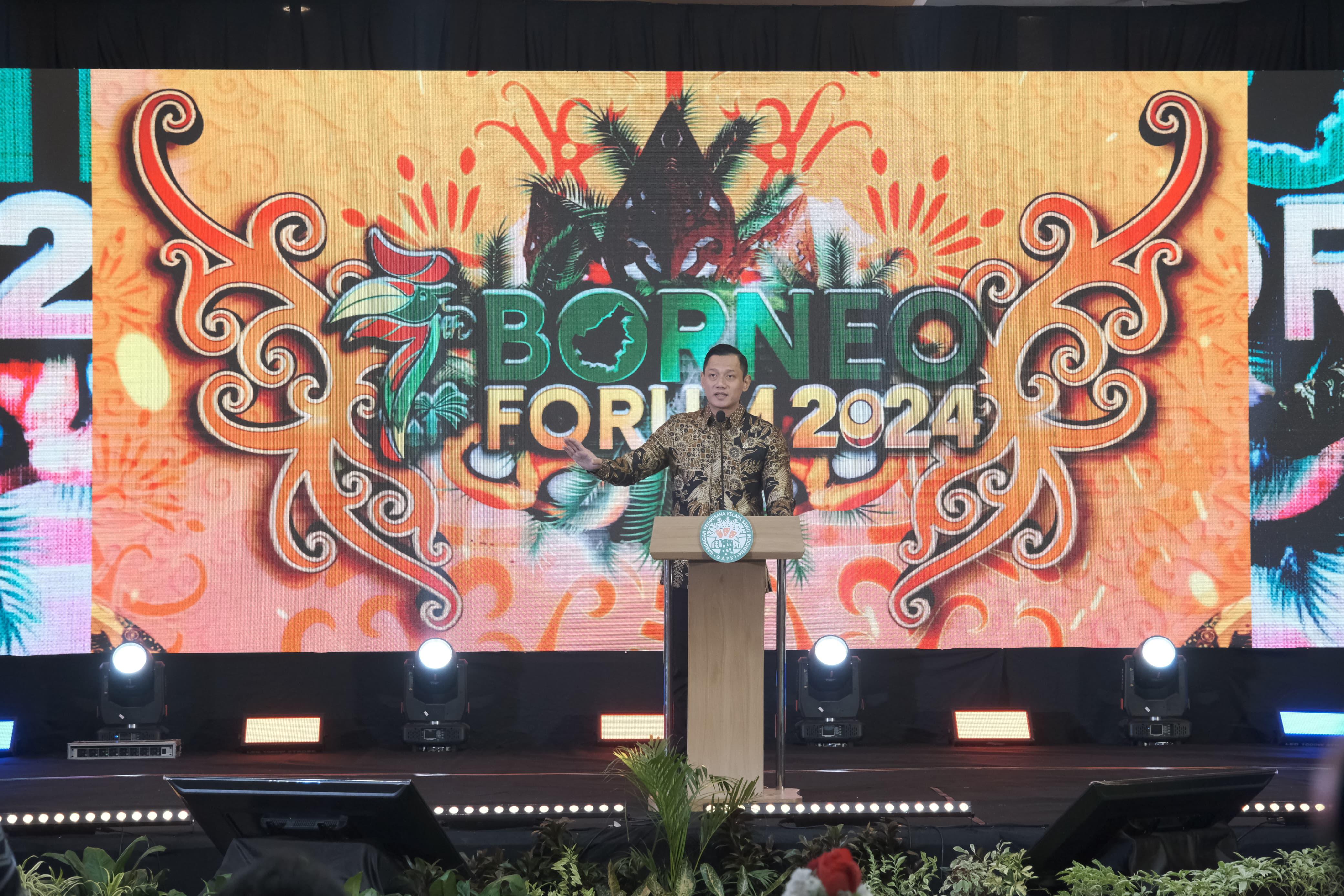 Hadiri Borneo Forum ke-7, Menteri AHY Ajak GAPKI dan Pemerintah untuk Kolaborasi 