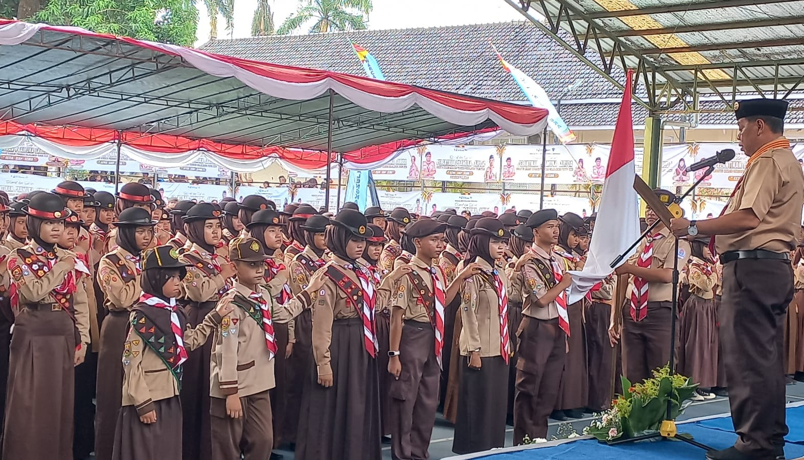 Cetak Sejarah, 545 Anggota Pramuka Majalengka Dilantik Menjadi Pramuka Garuda