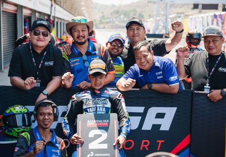 Fahmi Basam Pertahankan Gelar Juara Nasional Sport 150cc, Yamaha Bidik Titel Berikutnya di Seri Pamungkas