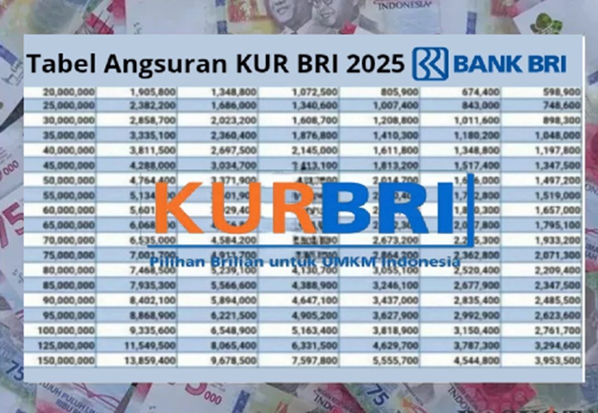 Segini Cicilan KUR BRI Rp100 Juta 5 Tahun, UMKM Bisa Dapat Suntikan Modal dengan Cicilan Ringan