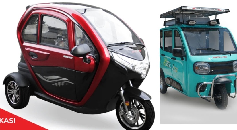 Daftar Motor Listrik Roda Tiga Tertutup Anti Kehujanan, Banyak Fitur Oke Termasuk AC Internal dan Kabin Lega