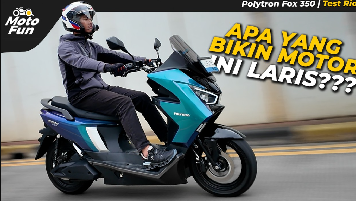 Ini yang Bikin Polytron Fox 350 Jadi Motor Listrik Paling Laris di Tahun 2025-2026 di Indonesia