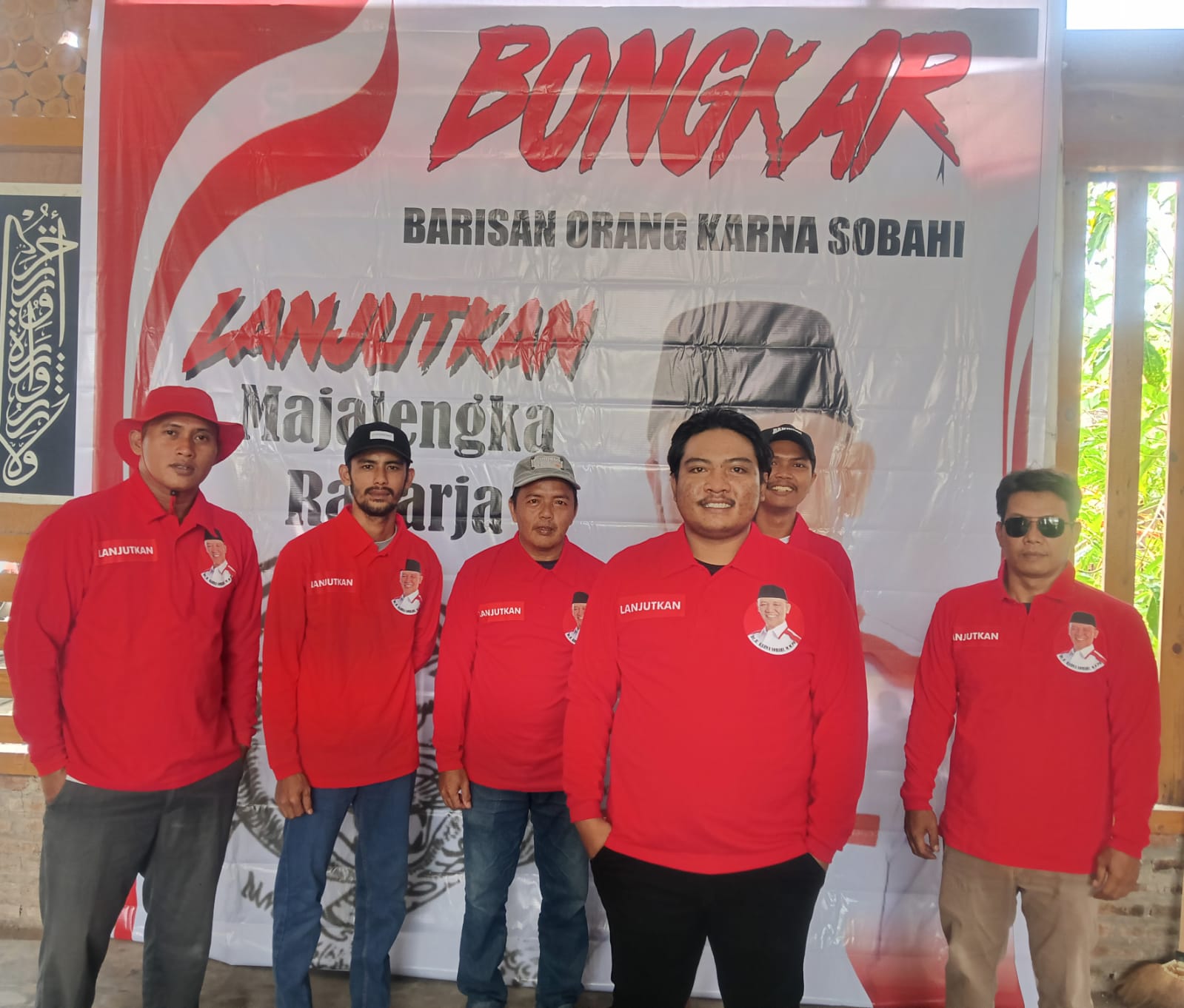 Relawan Barisan Orang Karna Sobahi (Bongkar) Dukung Karna-Koko, Lanjutkan Majalengka Membara