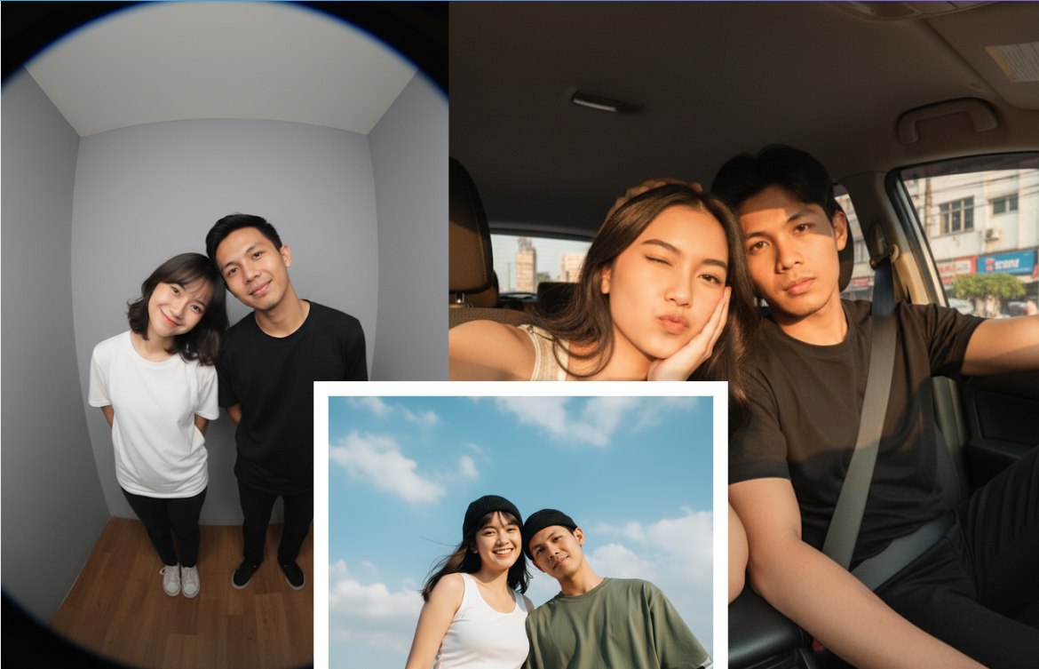 4 Prompt Gemini Ai Edit Foto Berdua dengan Pasangan yang Bucin, Mulai dari Photobox hingga Selfie di Mobil