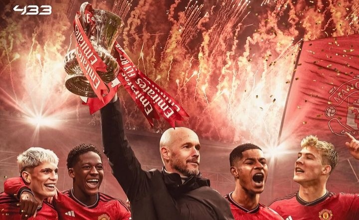 Man City VS Man United, Setan Merah Menang dan Jadi Juara Piala FA dengan Skor Kemenangan 2-1 