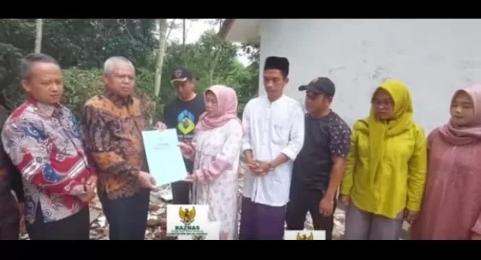 Baznas Salurkan Dana untuk Bangun Musala 