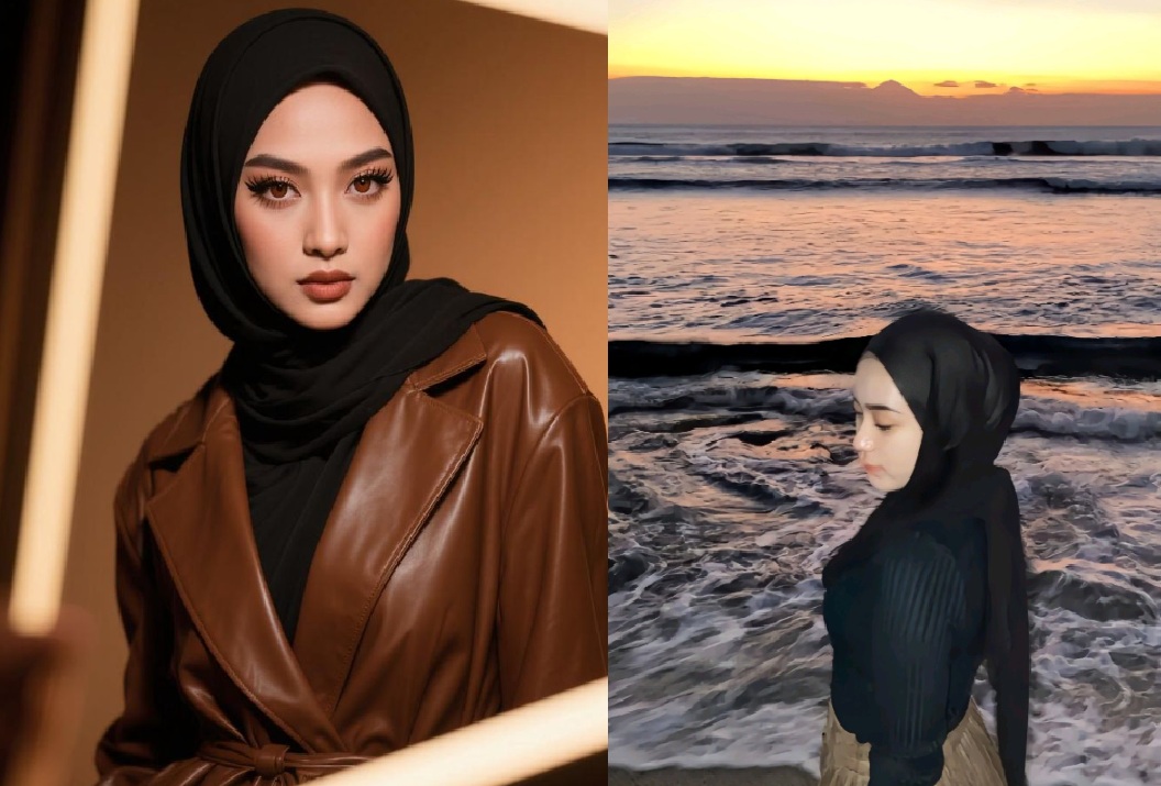 Yuk Coba Deretan Prompt Gemini AI Wanita Berhijab yang Lagi Viral dengan Konsep Photobox Hingga Pantai