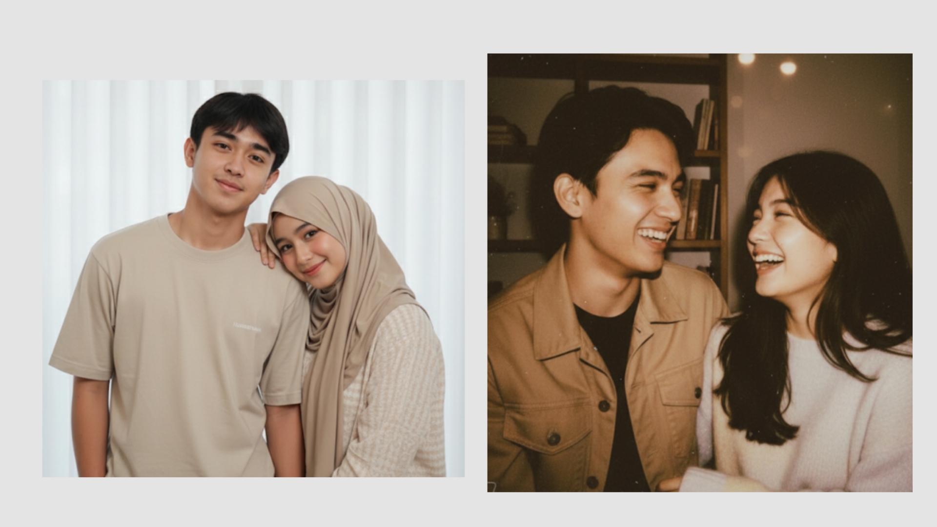 Kumpulan Prompt Gemini AI Bersama Pasangan atau Idola dengan Pose Romantis, Layaknya di Photobox dan Polaroid