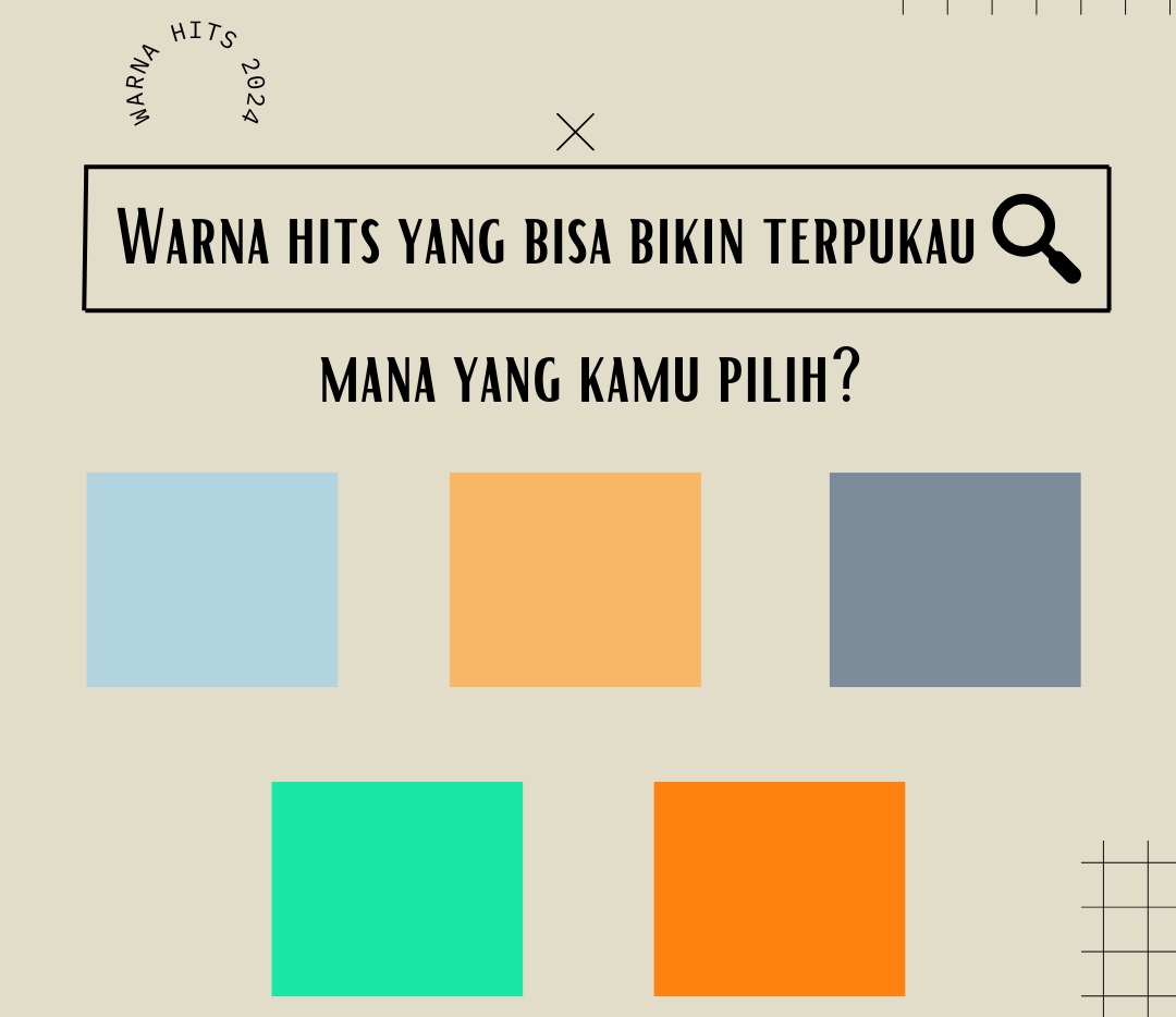 Ini 5 Warna Hits Di Tahun 2024 yang Bikin Terpukau, Mana yang Kamu Suka?