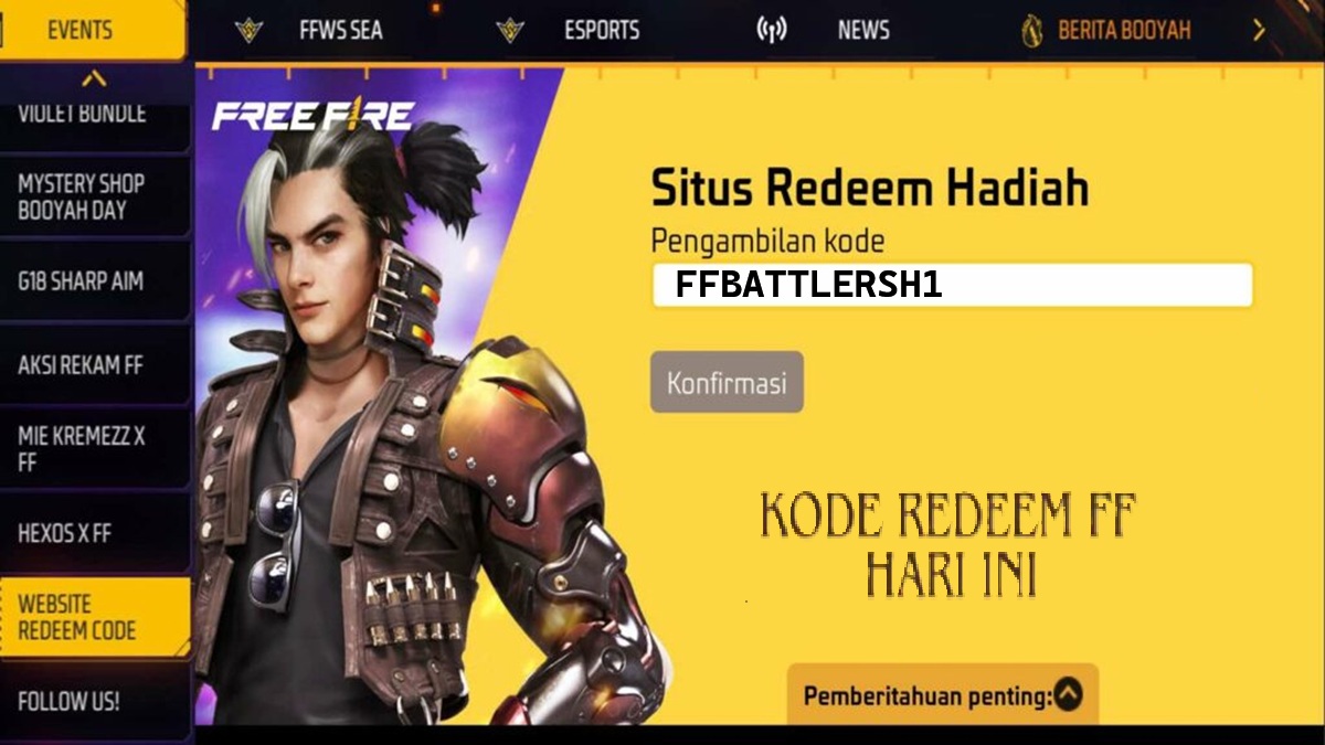 35 Kode Redeem FF Hari Ini 26 Februari 2026! Buruan Klaim Beast Bundle & Gloo Wall Ramadan Gratis!